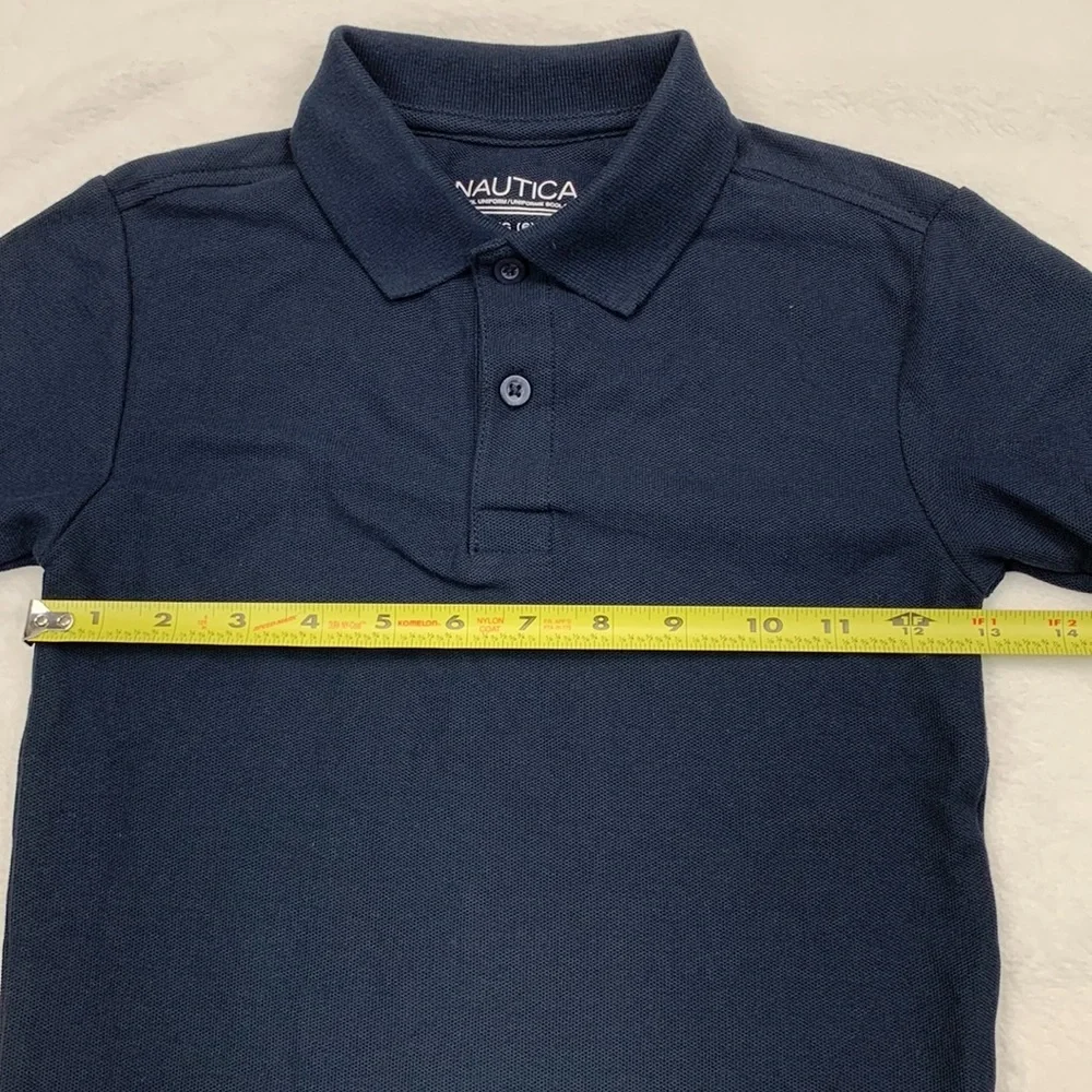 NAUTICA Little Boys Uniform Stretch Double Piqué Polo Size L (6) - Picture 4 of 9